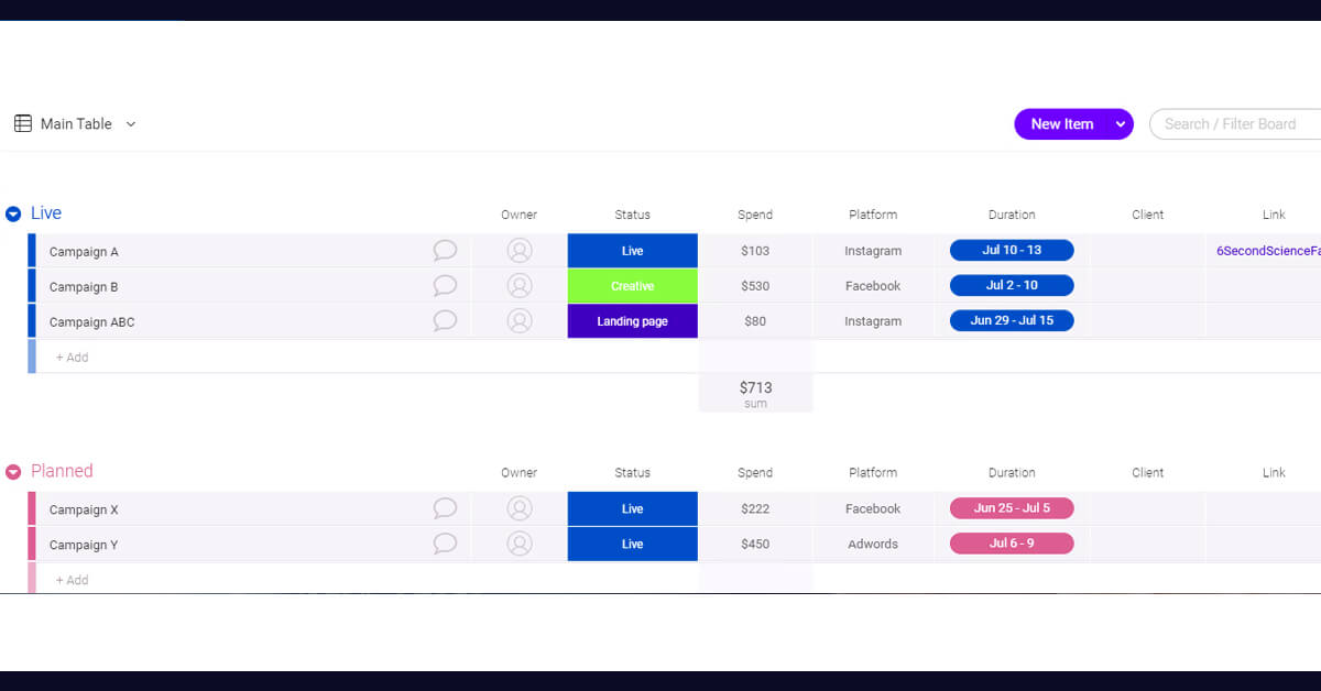 Campaign-Tracking