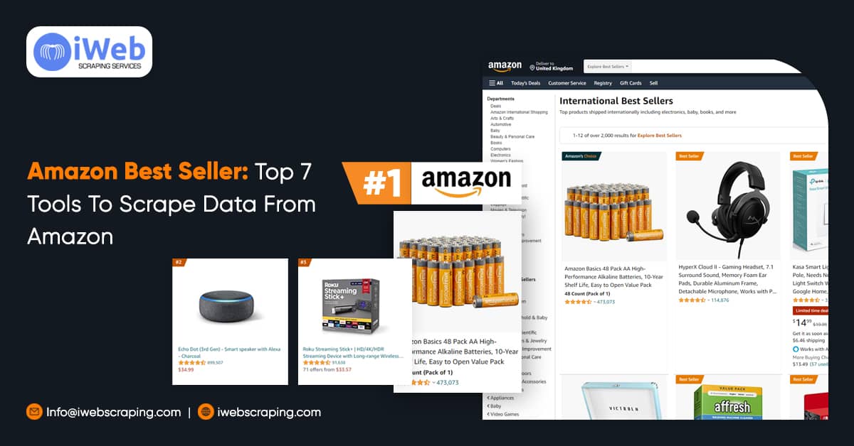 Amazon Best Seller: Top 7 Tools To Scrape Data From Amazon
