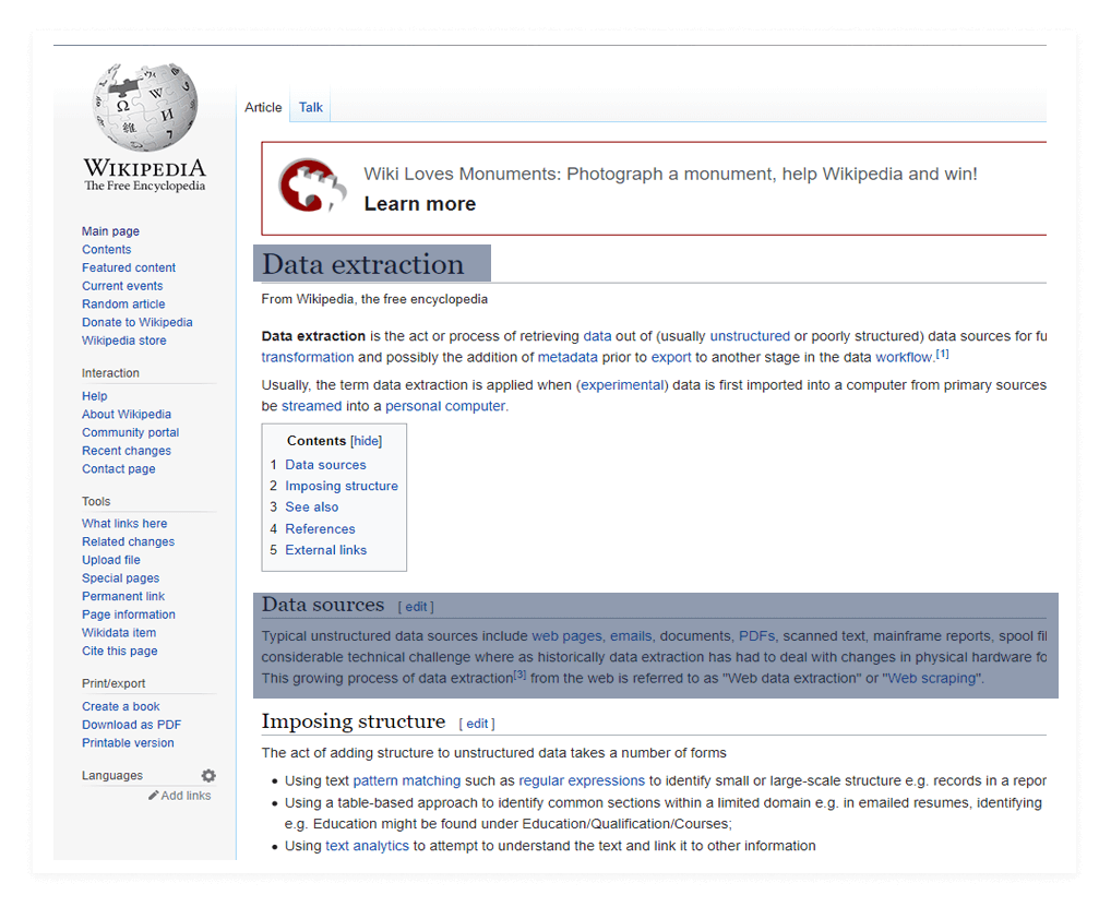 wikipedia-data-extractor